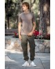 T-Shirt Rebel καφέ ΚΟΝΤΟΜΑΝΙΚΕΣ