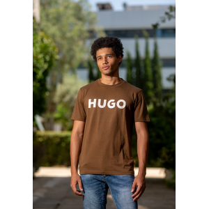 T-Shirt Hugo καφέ T-Shirt Hugo καφέ