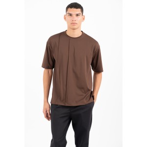 T-shirt Vittorio καφέ T-shirt Vittorio καφέ