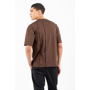 T-shirt Vittorio καφέ T-shirt Vittorio καφέ