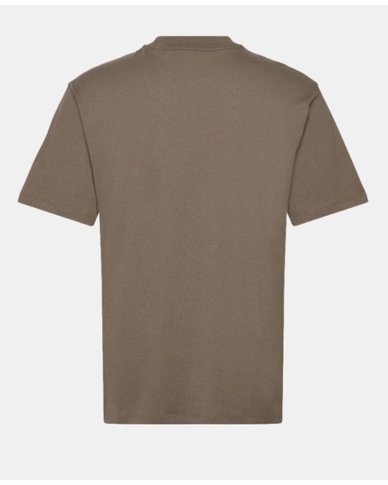 T-Shirt Hugo καφέ ΚΟΝΤΟΜΑΝΙΚΕΣ