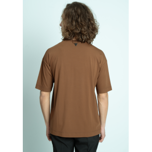 T-shirt Vittorio καφέ