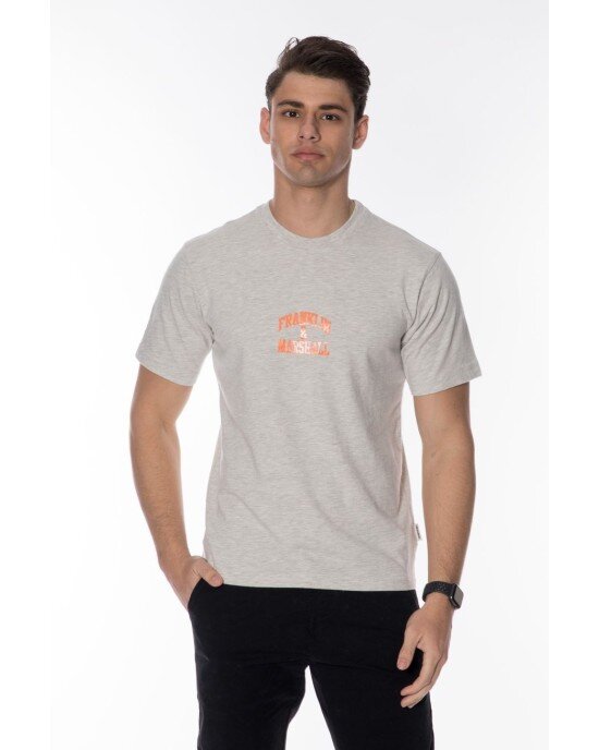 T-shirt Franklin Marshall γκρι T-shirt Franklin Marshall γκρι