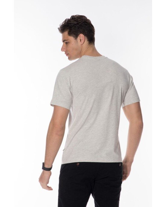 T-shirt Franklin Marshall γκρι T-shirt Franklin Marshall γκρι