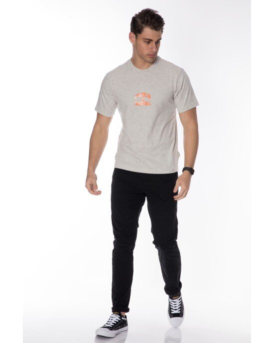 T-shirt Franklin Marshall γκρι T-shirt Franklin Marshall γκρι
