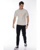 T-shirt Franklin Marshall γκρι T-shirt Franklin Marshall γκρι