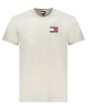 T-shirt Tommy Jeans γκρι ανοιχτό ΚΟΝΤΟΜΑΝΙΚΕΣ