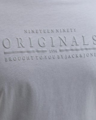 T-shirt Jack n Jones Plus Size γκρι