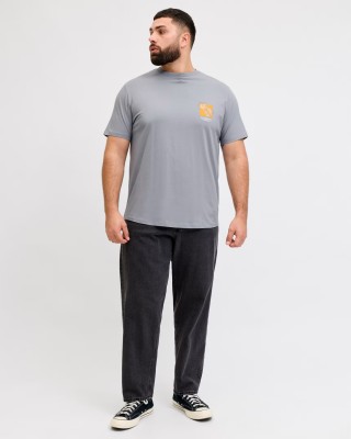 T-shirt Jack n Jones Plus Size γκρι