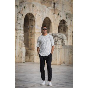 T-shirt TWIN BLACK γκρι T-shirt TWIN BLACK γκρι