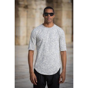 T-shirt TWIN BLACK γκρι T-shirt TWIN BLACK γκρι