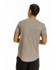 T-shirt Calvin Klein γκρι ΚΟΝΤΟΜΑΝΙΚΕΣ