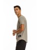 T-shirt Calvin Klein γκρι ΚΟΝΤΟΜΑΝΙΚΕΣ