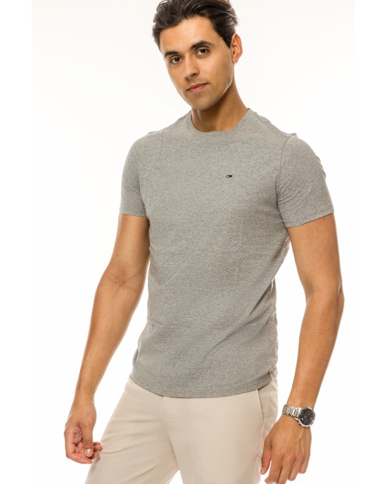 T-shirt Tommy Jeans γκρι ΚΟΝΤΟΜΑΝΙΚΕΣ