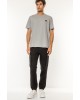 T-shirt Calvin Klein γκρι ΚΟΝΤΟΜΑΝΙΚΕΣ