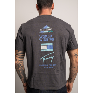 T-shirt Tommy Jeans γκρι