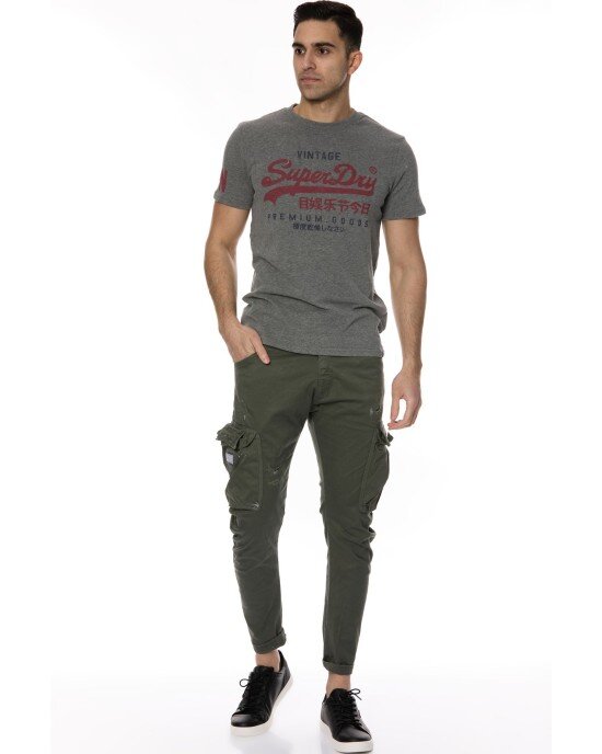 T-shirt SUPERDRY γκρι T-shirt SUPERDRY γκρι