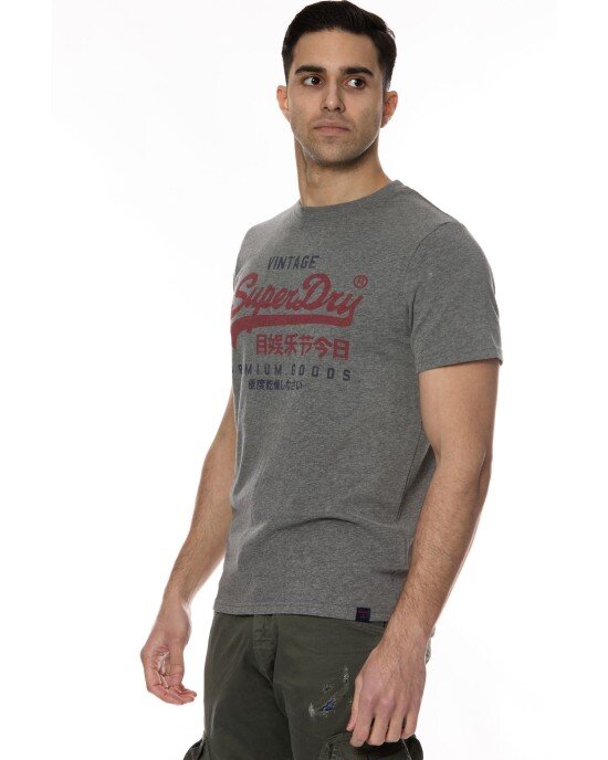 T-shirt SUPERDRY γκρι T-shirt SUPERDRY γκρι