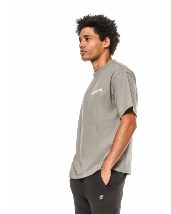 T-shirt Calvin Klein γκρι ΚΟΝΤΟΜΑΝΙΚΕΣ