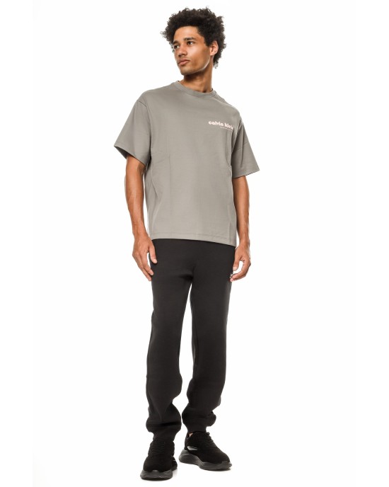 T-shirt Calvin Klein γκρι ΚΟΝΤΟΜΑΝΙΚΕΣ