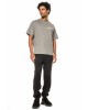 T-shirt Calvin Klein γκρι ΚΟΝΤΟΜΑΝΙΚΕΣ