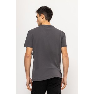 T-shirt Tommy Jeans γκρι σκούρο