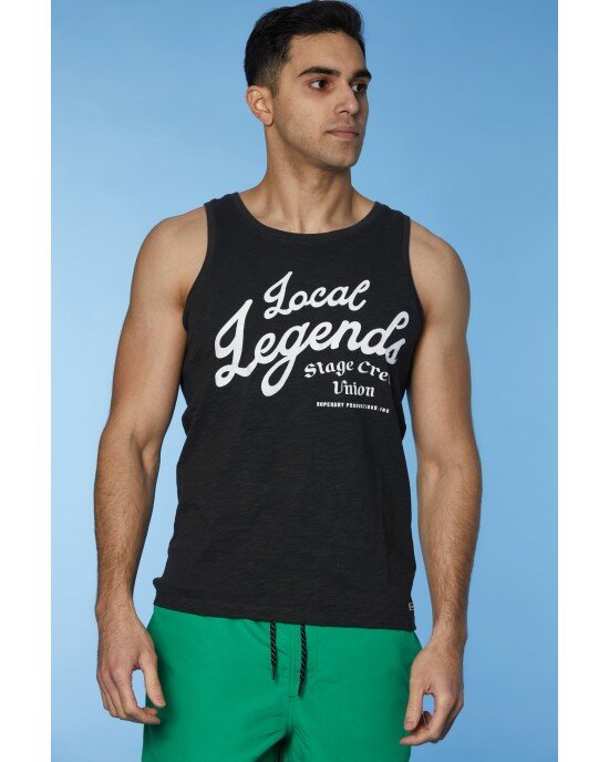 T-shirt Superdry Γκρι σκούρο T-shirt Superdry Γκρι σκούρο