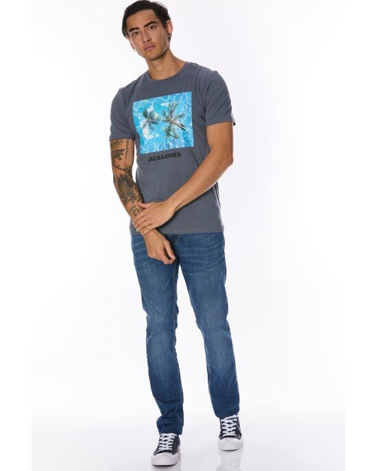 T-shirt Jack n Jones γκρι T-shirt Jack n Jones γκρι