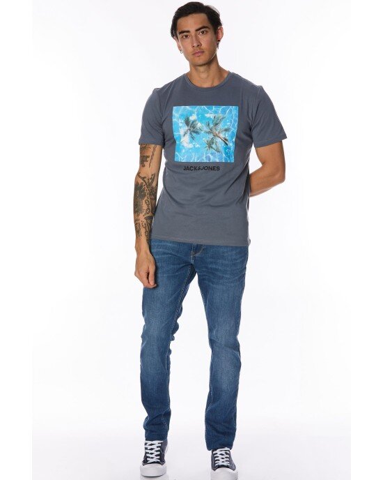 T-shirt Jack n Jones γκρι T-shirt Jack n Jones γκρι
