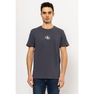 T-shirt Calvin Klein γκρι σκούρο