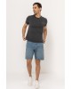 T-shirt Tommy Jeans γκρι σκούρο ΚΟΝΤΟΜΑΝΙΚΕΣ
