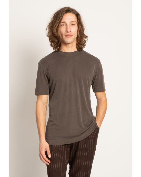 T-shirt Vittorio σκούρο γκρι ΚΟΝΤΟΜΑΝΙΚΕΣ