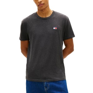 T-shirt Tommy Jeans γκρι σκούρο