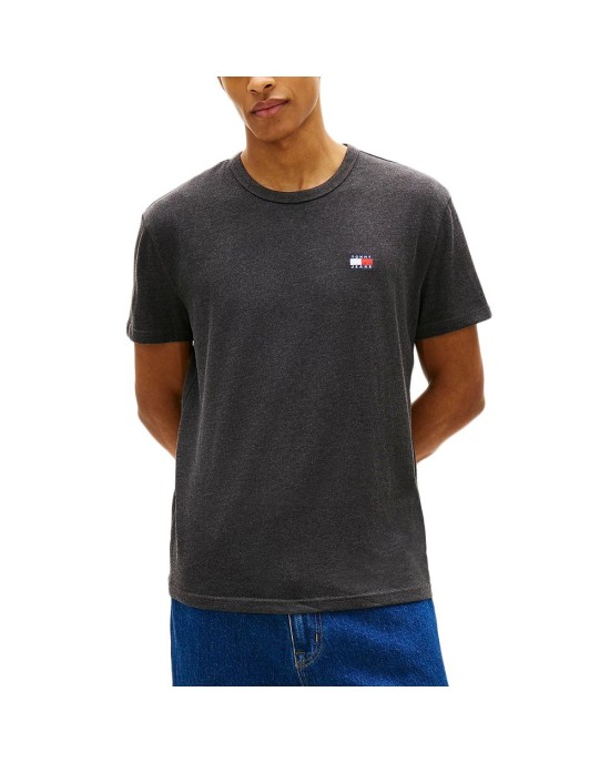 T-shirt Tommy Jeans γκρι σκούρο ΚΟΝΤΟΜΑΝΙΚΕΣ
