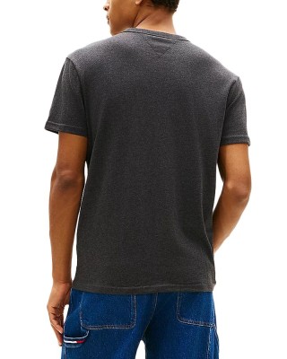 T-shirt Tommy Jeans γκρι σκούρο