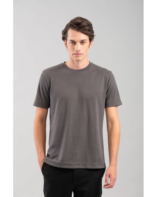 T-shirt Vittorio γκρι ΚΟΝΤΟΜΑΝΙΚΕΣ