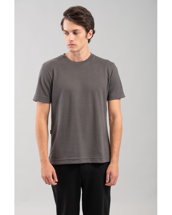 T-shirt Vittorio γκρι ΚΟΝΤΟΜΑΝΙΚΕΣ