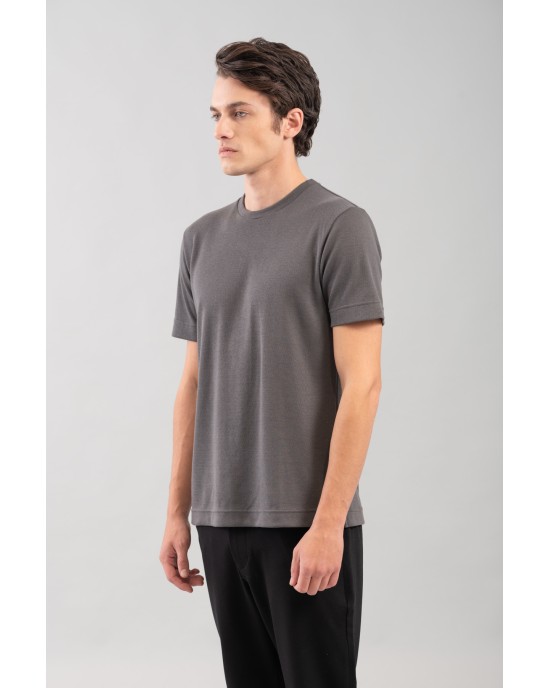 T-shirt Vittorio γκρι ΚΟΝΤΟΜΑΝΙΚΕΣ