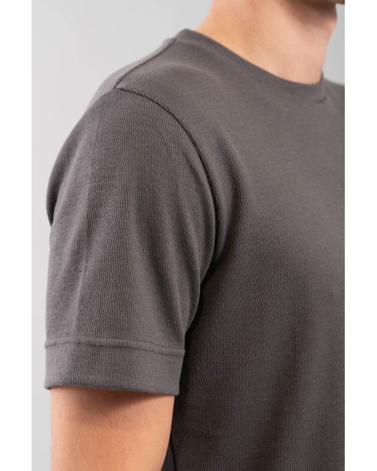 T-shirt Vittorio γκρι ΚΟΝΤΟΜΑΝΙΚΕΣ