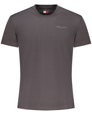 T-shirt Tommy Jeans γκρι σκούρο