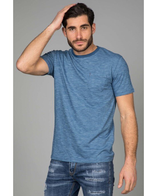 T-shirt Jack n Jones μπλε T-shirt Jack n Jones μπλε