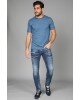 T-shirt Jack n Jones μπλε T-shirt Jack n Jones μπλε