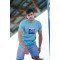 T-shirt Emerson γαλάζιο T-shirt Emerson γαλάζιο