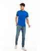 T-shirt Tommy Jeans μπλε ρουά ΚΟΝΤΟΜΑΝΙΚΕΣ