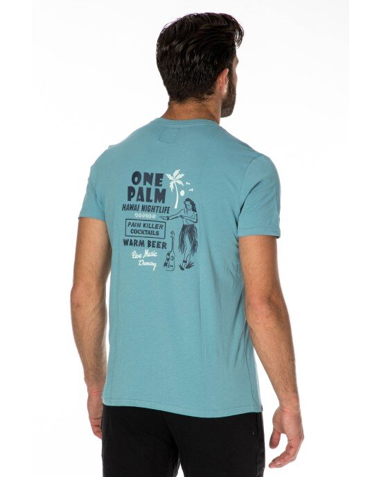 T-shirt Emerson γαλάζιο T-shirt Emerson γαλάζιο