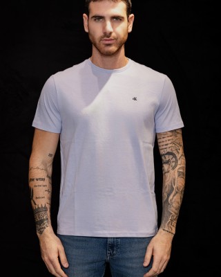 T-shirt Calvin Klein γαλάζιο