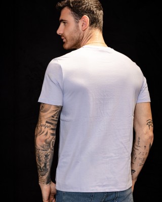 T-shirt Calvin Klein γαλάζιο