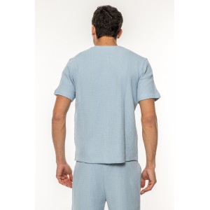 T-Shirt Boss γαλάζιο