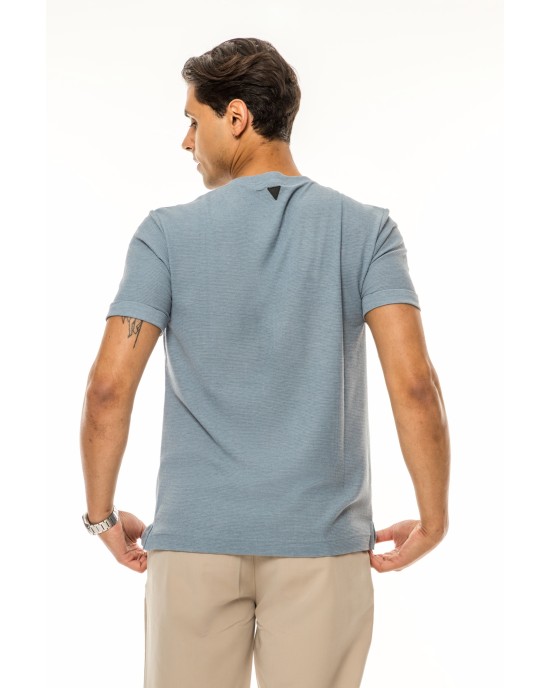T-shirt Vittorio γαλάζιο 
