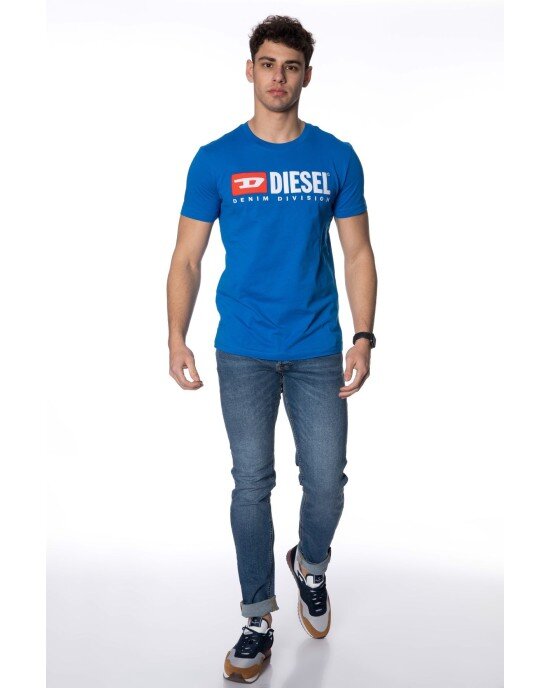 T-shirt Diesel μπλε T-shirt Diesel μπλε